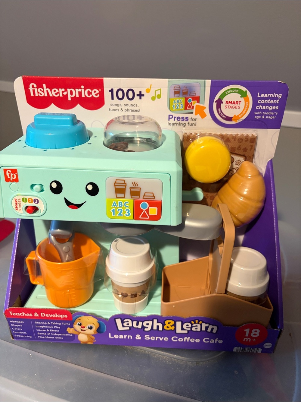 Fisher Price learn and serve coffee cafe